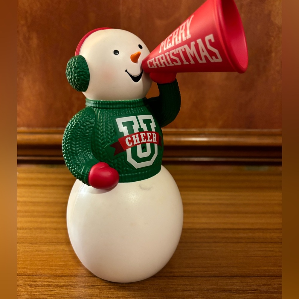 Hallmark Merry Christmas Snowman Cheer U Talking , Working